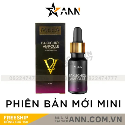 Tinh Chất Bakuchiol Ampoule V2 Meea Origin Dạng Serum Mini 10ml
