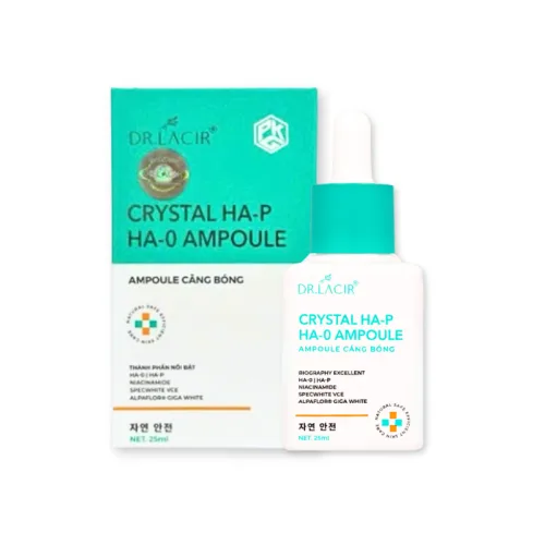 Khám phá Serum Tinh Thể Vàng Dr.Lacir Crystal Serum 25ml - Giúp Da Căng Bóng thuộc nhóm Serum, tinh chất dưỡng da