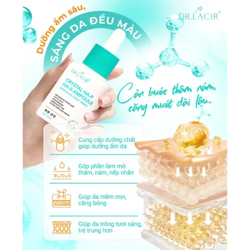 Serum căng bóng da với ba dạng Hyaluronic Acid được công bố
