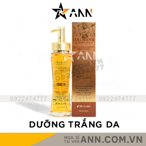 Tinh chất Collagen Luxury Gold 24K 3W Clinic 150ml