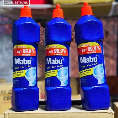 Set 2 chai Nước Tẩy Toilet Mabu 900ml