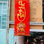 Set 2 Dây Treo Chúc Tết Mẫu Chữ Nhật Thần Tài( Nhiêu mẫu) - Giá 2 Cái Liễn Nhung