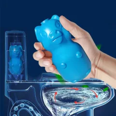 Phân phối set 2 Lọ Heo Thả Bồn Cầu Diệt Khuẩn Siêu Sạch Tiết Kiệm 10x5.5cm