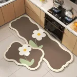 Bộ 2 thảm gợn sóng kích thước 40×60 cm và 40×120 cm