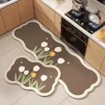 Bộ 2 thảm gợn sóng kích thước 40×60 cm và 40×120 cm