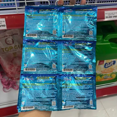 Set 24 Gói Nước Xả Vải Hygiene Đậm Đặc Expert Care Hương Hoa 20ml/Gói - Màu Xanh Biển