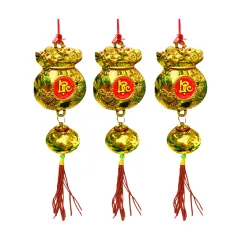 Phân phối set 3 Dây Túi Tiền Phúc Lộc Tài Treo Cây Trang Trí Tết