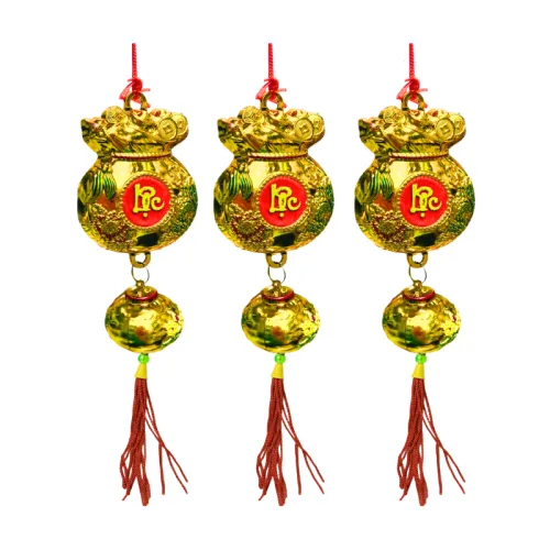Khám phá Set 3 Dây Túi Tiền Phúc Lộc Tài Treo Cây Trang Trí Tết thuộc nhóm Quà tặng, phụ kiện