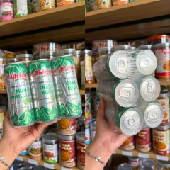 Set 6 Lon Nước Tăng Lực Bidrico Vị Chanh Bạc Hà - Nước Ngọt Bidrico Chanh Bạc Hà (325ml/Lon)