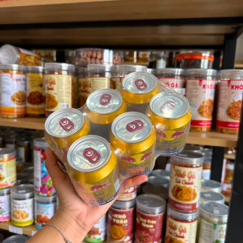 Set 6 Lon Nước Tăng Lực Red Bull Việt Nam - Nước Ngọt Bò Cụng (250ml/Lon)