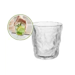 Bộ 6 ly thủy tinh lượn sóng nhỏ cao cấp, 9 x 9,5 cm