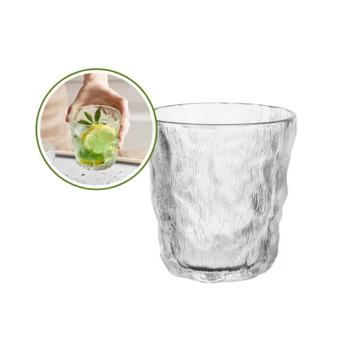 Hình ảnh Set 6 Ly Thủy Tinh Lượn Sóng Nhỏ Cao Cấp 9x9.5cm trong bộ sưu tập Đồ dùng nhà bếp