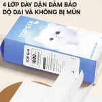 Phân phối set 6 Túi Khăn Giấy Rút Treo Tường Màu Xanh Có 4 Lớp Top Gia