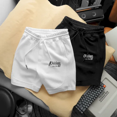 Set Bộ Nam - Quần Short Thun Nam Chicago Và Áo Thun Nam Cổ Tròn In Chữ Pack Phối Viền Màu (Size Từ M Đến XXL)