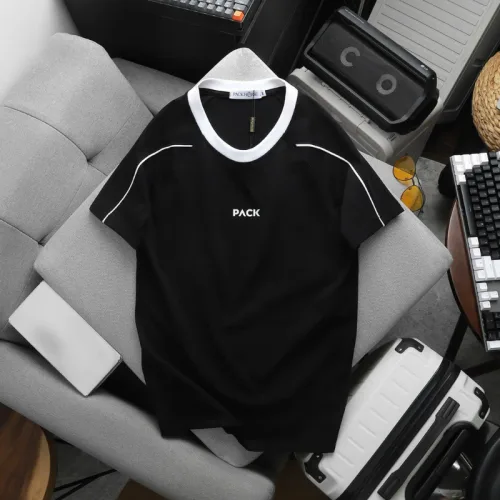Set Bộ Nam - Quần Short Thun Nam Chicago Và Áo Thun Nam Cổ Tròn In Chữ Pack Phối Viền Màu (Size Từ M Đến XXL)