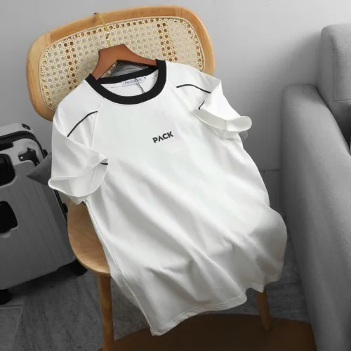 Set Bộ Nam - Quần Short Thun Nam Chicago Và Áo Thun Nam Cổ Tròn In Chữ Pack Phối Viền Màu (Size Từ M Đến XXL)