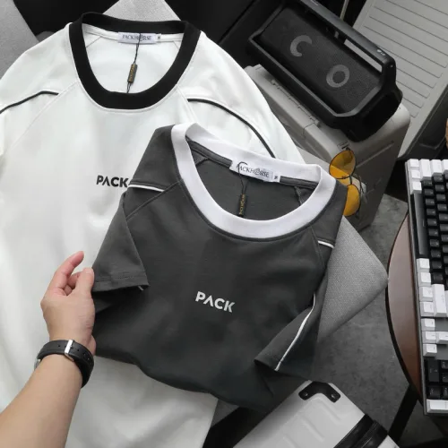 Set Bộ Nam - Quần Short Thun Nam Chicago Và Áo Thun Nam Cổ Tròn In Chữ Pack Phối Viền Màu (Size Từ M Đến XXL)