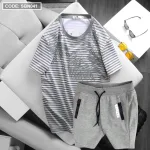Set bộ nam áo cổ tròn quần short thun