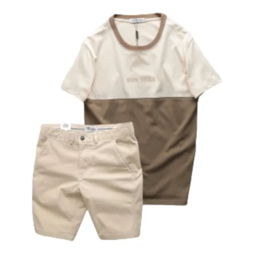 Set Bộ Nam Áo Thun Cổ Tròn Pack Hourse Hai Màu Phối Quần Short Kaki Rurumen Cao Cấp phù hợp để tham khảo khi chọn quần short kaki