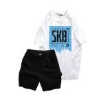 Set Bộ Nam - Áo Thun Nam Cổ Tròn Các Mẫu Và Quần Short Thun Nam Cao Cấp