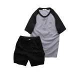 Set Bộ Nam - Áo Thun Nam Cổ Tròn Các Mẫu Và Quần Short Thun Nam Cao Cấp