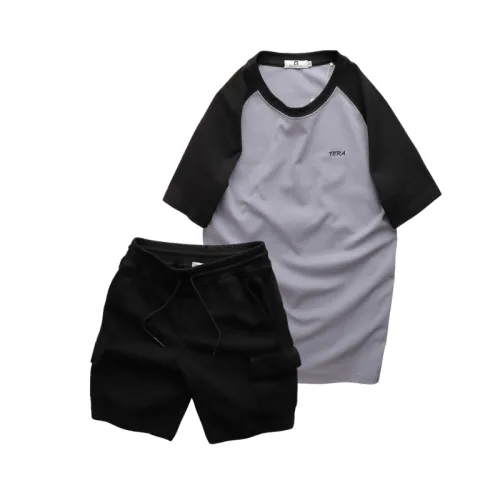 Set Bộ Nam - Áo Thun Nam Cổ Tròn Các Mẫu Và Quần Short Thun Nam Cao Cấp