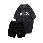 Set Bộ Nam - Áo Thun Nam Cổ Tròn Các Mẫu Và Quần Short Thun Nam Cao Cấp