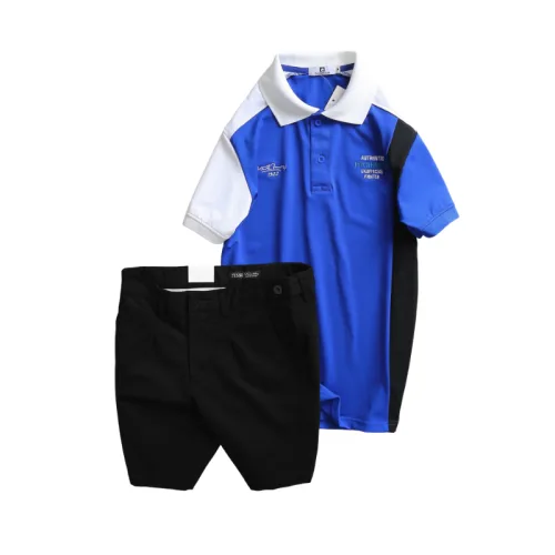 Set Bộ Nam - Áo Thun Nam Polo Cổ Bẻ Cá Sấu Poly Cổ Bẻ Ghép Vải Thêu Chữ Trước Ngực Và Quần Short Kaki Co Giãn Phối Nút Cao Cấp (Có Size 36)