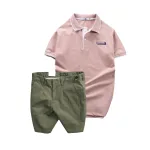Set Bộ Nam - Áo Thun Nam Polo Cổ Bẻ Pack Horse Logo Thêu Và Quần Short Kaki Co Giãn Phối Nút Cao Cấp (Có Size 36)