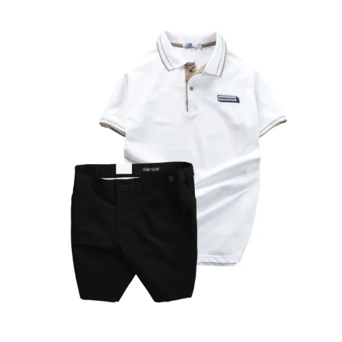 Set Bộ Nam - Áo Thun Nam Polo Cổ Bẻ Pack Horse Logo Thêu Và Quần Short Kaki Co Giãn Phối Nút Cao Cấp (Có Size 36)