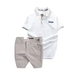 Set Bộ Nam - Áo Thun Nam Polo Cổ Bẻ Pack Horse Logo Thêu Và Quần Short Kaki Co Giãn Phối Nút Cao Cấp (Có Size 36)