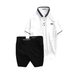 Set Bộ Nam - Áo Thun Nam Polo Cổ Bẻ Tay Ngắn Viển Bo - Quần Short Kaki Co Giãn Phối Nút Cao Cấp (Có Size 36)