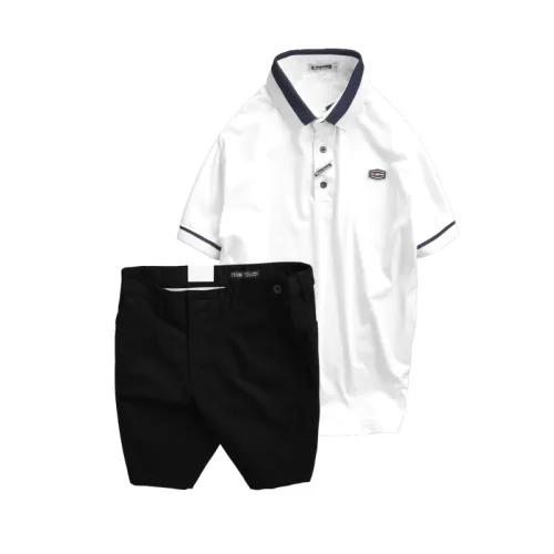 Set Bộ Nam - Áo Thun Nam Polo Cổ Bẻ Tay Ngắn Viển Bo - Quần Short Kaki Co Giãn Phối Nút Cao Cấp (Có Size 36)