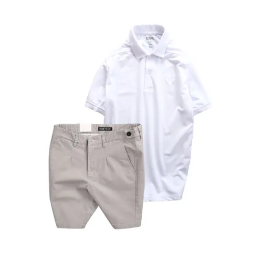 Set Bộ Nam - Áo Thun Nam Polo Cổ Bẻ Thêu Logo Trước Ngực Và Quần Short Kaki Co Giãn Phối Nút Cao Cấp (Có Size 36)