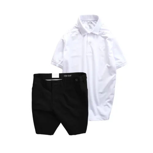 Set Bộ Nam - Áo Thun Nam Polo Cổ Bẻ Thêu Logo Trước Ngực Và Quần Short Kaki Co Giãn Phối Nút Cao Cấp (Có Size 36)