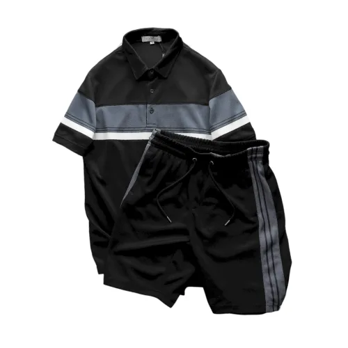 Set Bộ Nam Pack Horse Áo Thun Polo Sọc Ngang Quần Short Thể Thao – một lựa chọn đáng tham khảo trong áo thun polo cổ bẻ