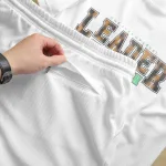 Set Bộ Nam Quần Short Áo Cổ Tròn In Chữ Leader