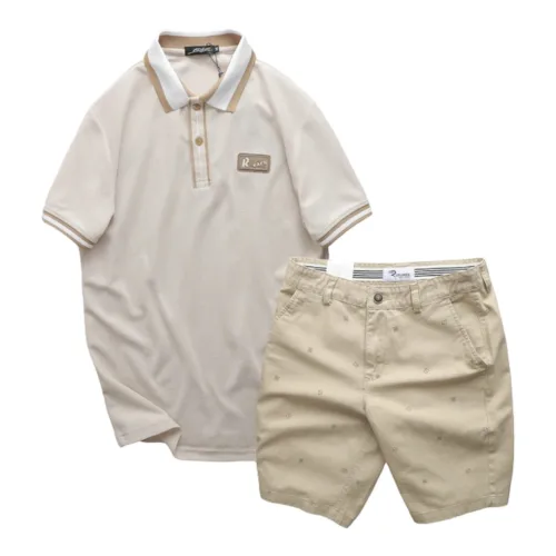 Set Bộ Nam Quần Short Kaki In Hoạ Tiết Phối Áo Thun Polo Cổ Bẻ Logo Chữ Rears phù hợp để tham khảo khi chọn Set bộ quần áo nam