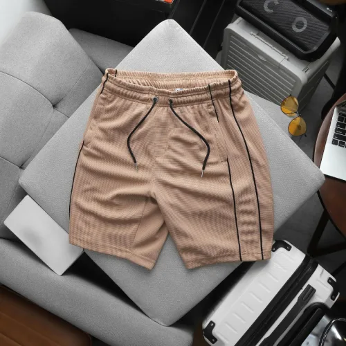 Set Bộ Nam - Quần Short Nam Phối Sọc 2 Bên Và Áo Thun Nam Cổ Tròn Phối Sọc Thêu Chữ Packhorse Trước Ngực (Size Từ M Đến XXL)