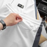 Set Bộ Nam Quần Short Thun Áo Cổ Bẻ Phối Tag Chữ R