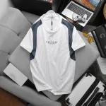 Set Bộ Nam - Set Bộ Áo Thun Nam Cổ Tròn In Chữ Trước Ngực & Quần Short Phối Sọc Màu Cao Cấp Bigsize