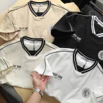 Set Bộ Nam - Set Bộ Áo Thun Nam Cổ Tròn In Logo Trước Ngực & Quần Short Phối Sọc Đen Trẻ Trung Bigsize