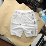 Set Bộ Nam - Set Bộ Áo Thun Nam Cổ Tròn In Logo Trước Ngực & Quần Short Phối Sọc Đen Trẻ Trung Bigsize