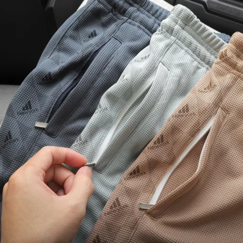 Set Bộ Nam Quần Short Áo Tay Ngắn In Logo Chìm Cao Cấp