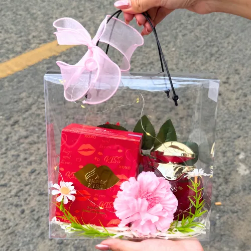 Hình ảnh Set Giỏ Quà Tặng Nước Hoa Nữ Charme Kiss 100ml trong bộ sưu tập Quà tặng 20/10