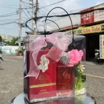 Set quà nước hoa nữ Charme VIP 100ml kèm giỏ túi vuông trong