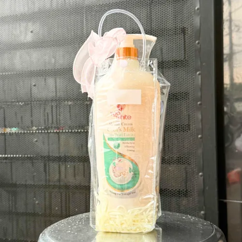 Set Giỏ Quà Tặng Sữa Tắm Nước Hoa Yoo White Hương Sữa Dê Và Ngọc Trai 1200ml phù hợp để tham khảo khi chọn Yoo White