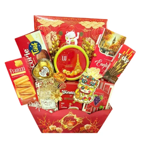 Set Giỏ Quà Tết Sang Trọng – Quà Biếu & Trang Trí Tết Cho Công Ty