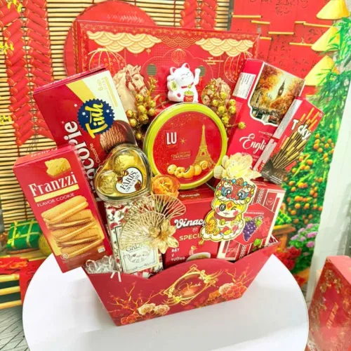 Set Giỏ Quà Tết Sang Trọng – Quà Biếu & Trang Trí Tết Cho Công Ty