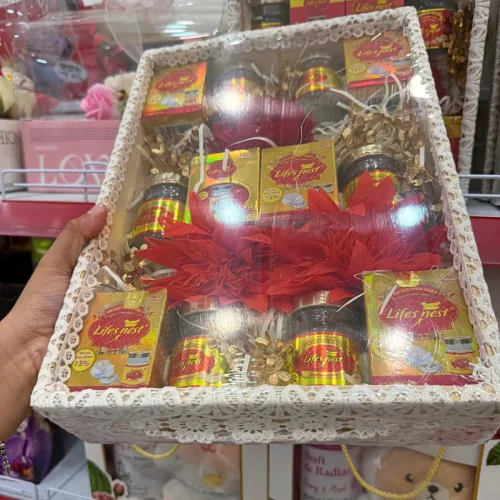 Set Hộp Quà 5 Hũ Yến Sào Tự Nhiên Life's Nest 15% - Yến Sào Lifes Nest - Nước Yến